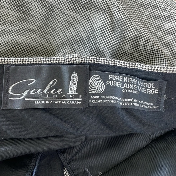 Tailored Wool Houndstooth Slacks waist 40” - Picture 3 of 10